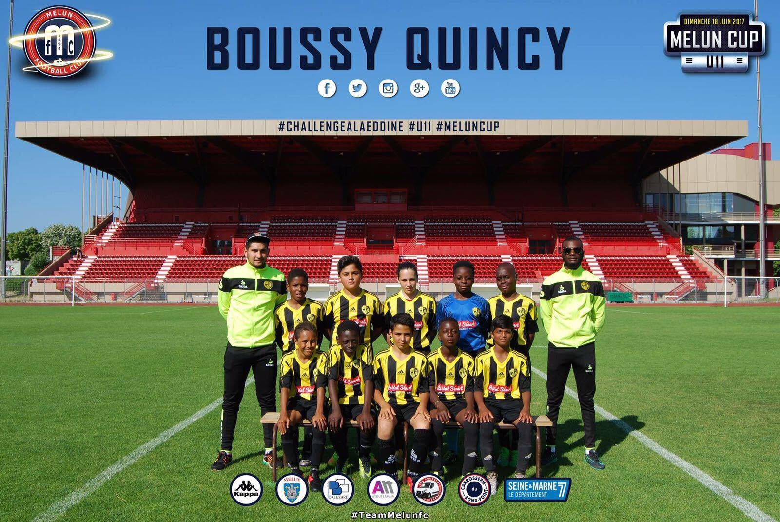 Photo de l'équipe U11 à la Melun Cup